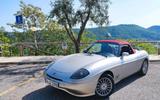 Fiat Barchetta grigio steel Leder rot top - gebrauchte Fiat Barchetta aus dem Jahr 1998