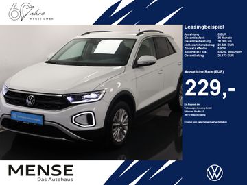 Volkswagen Leasingangebot: Volkswagen T-Roc 1.0 TSI Life CarPlay|LED|Navi|VirtualCP|LM