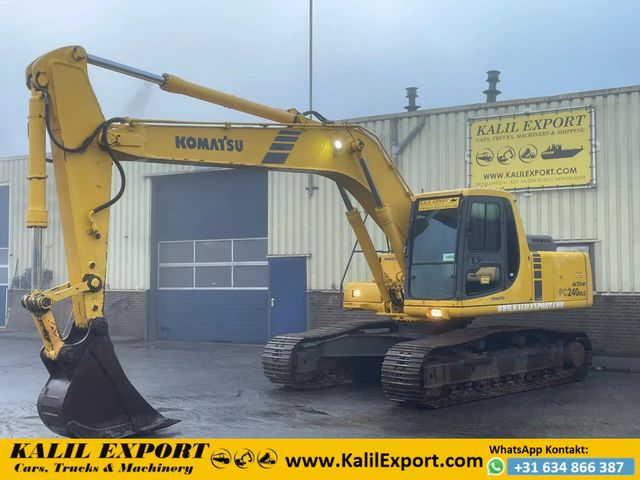 Komatsu PC240 NLC-6K Track Excavator Hammer Line CE Good