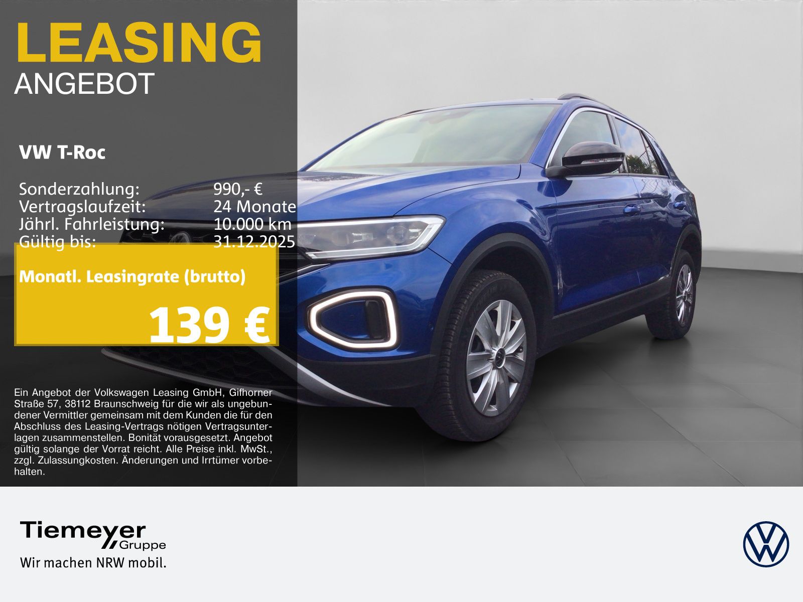 Volkswagen T-Roc 2.0 TDI GOAL LM17 NAVI LED SITZHZG