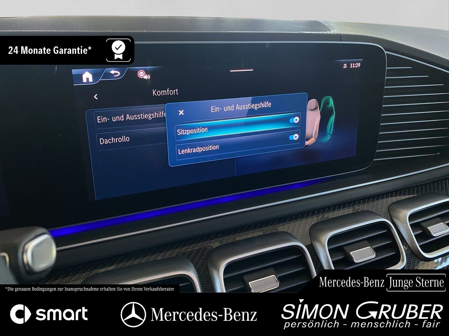 Fahrzeugabbildung Mercedes-Benz GLE 63 S 4M+ AMG Exklusiv ActivRide Perfo Burm