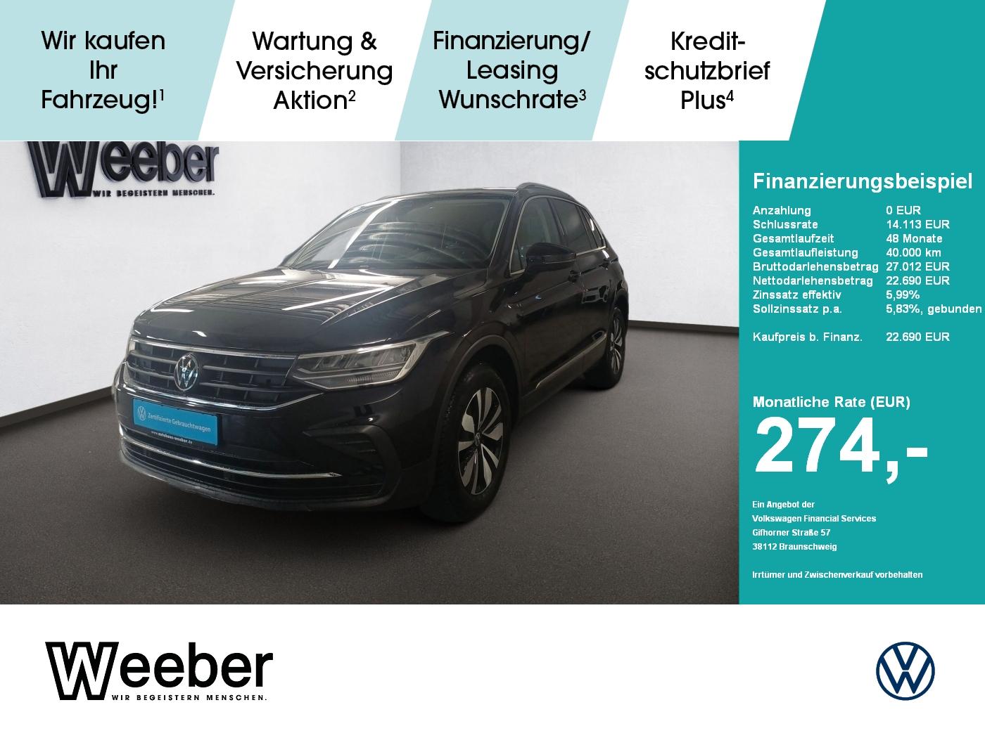 Volkswagen Tiguan Move KAMERA*APP-CONNECT*LED*ACC*LM*SHZ*