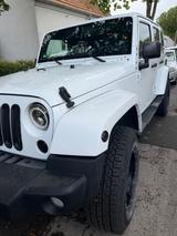 Jeep Wrangler 2.8l CRD Unlimited Sahara Automatik... - weiße Jeep Wrangler