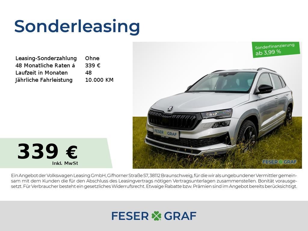 Skoda Karoq Sportline 1.5 TSI DSG NAVI/AHK/MATRIX/RFK