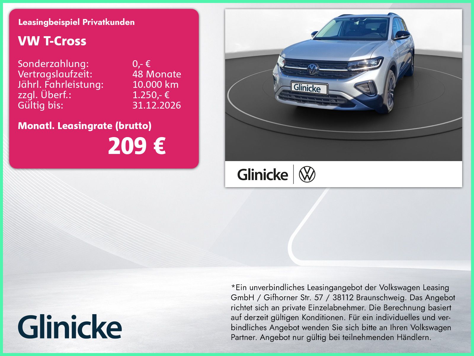 Volkswagen T-Cross ENERGY *ABVERKAUF* 1.0 TSI 85 kW (116 PS