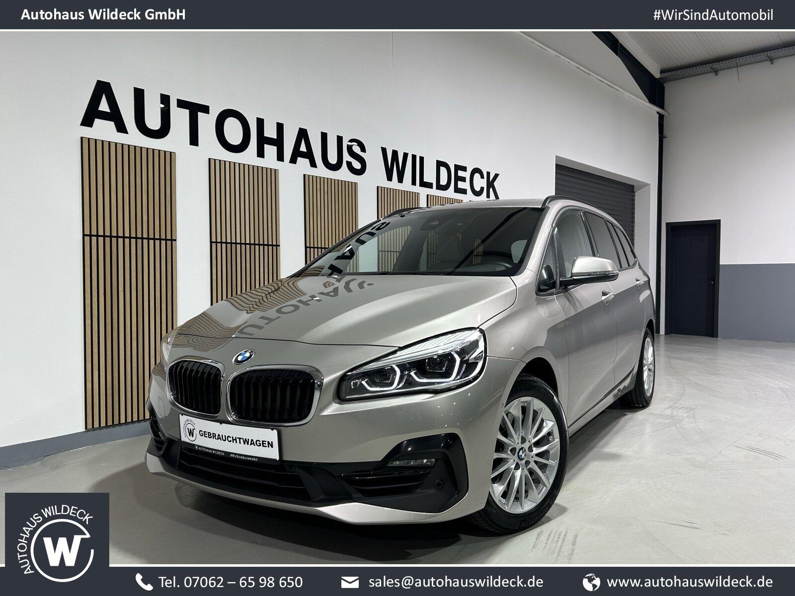 BMW 218d Gran Tourer Sport Line Navi LED RFK Pano AH