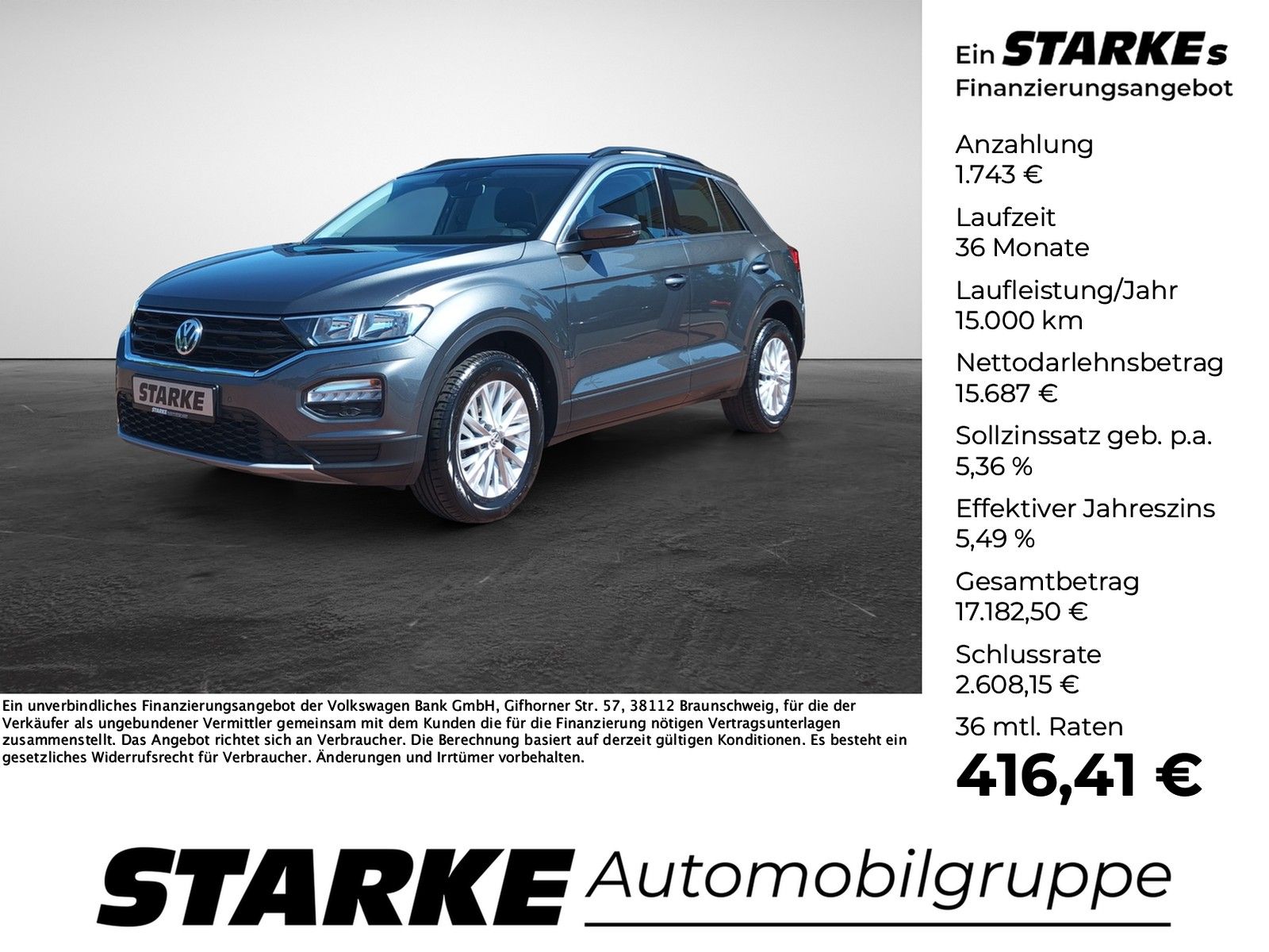 VW T-Roc 1.5 TSI Style Standheizung