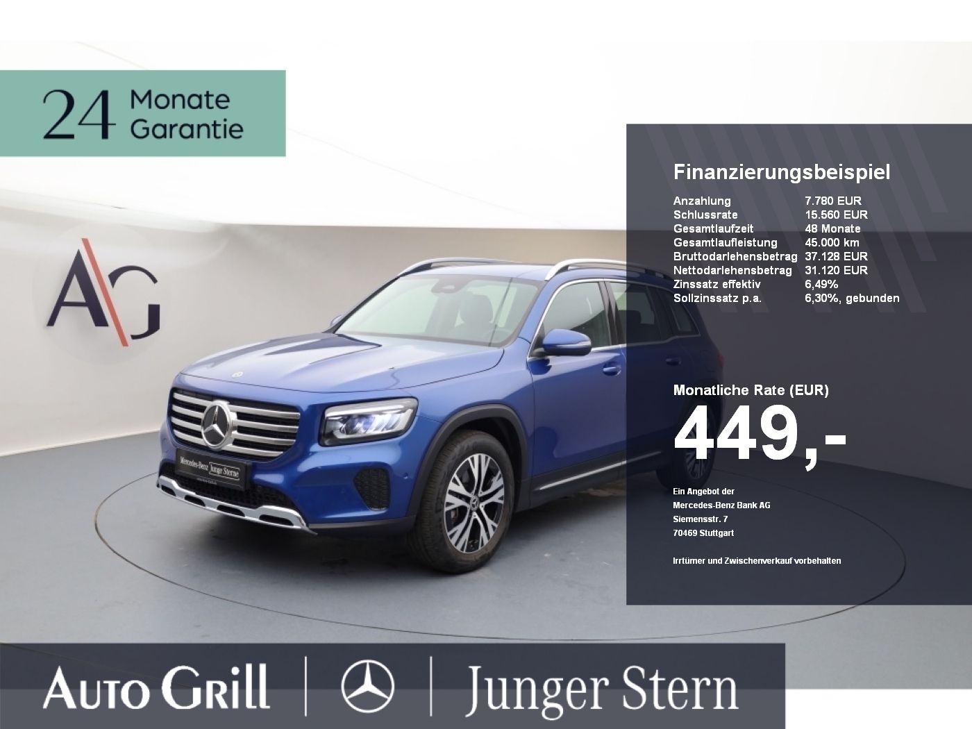 Mercedes-Benz GLB 180 Progressive Adv. Plus AHK Distronic on