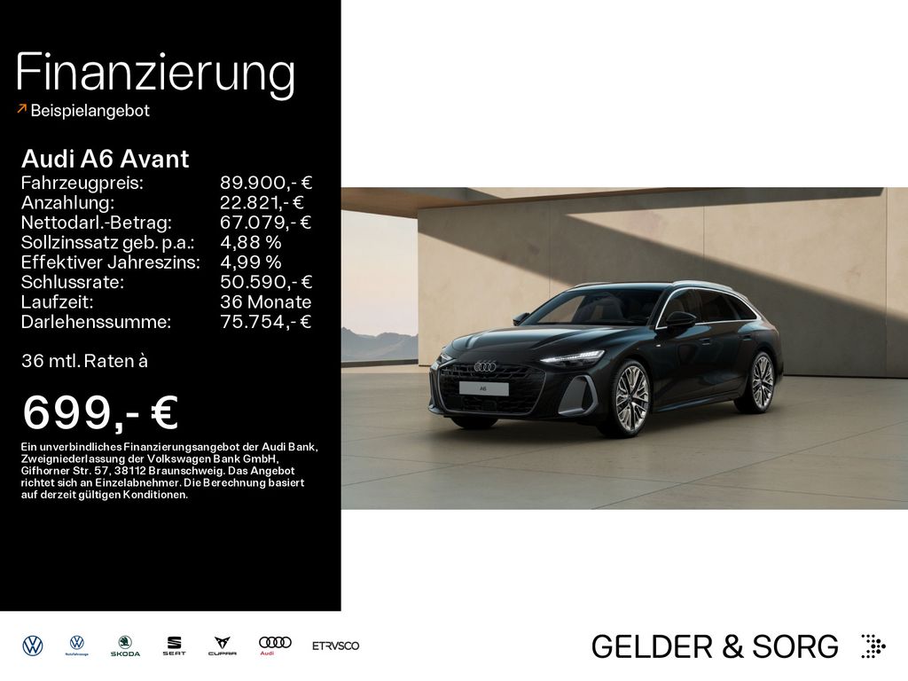 Audi A6 Avant TFSI qu. S line *Matrix*B&O*Pano*HuD*