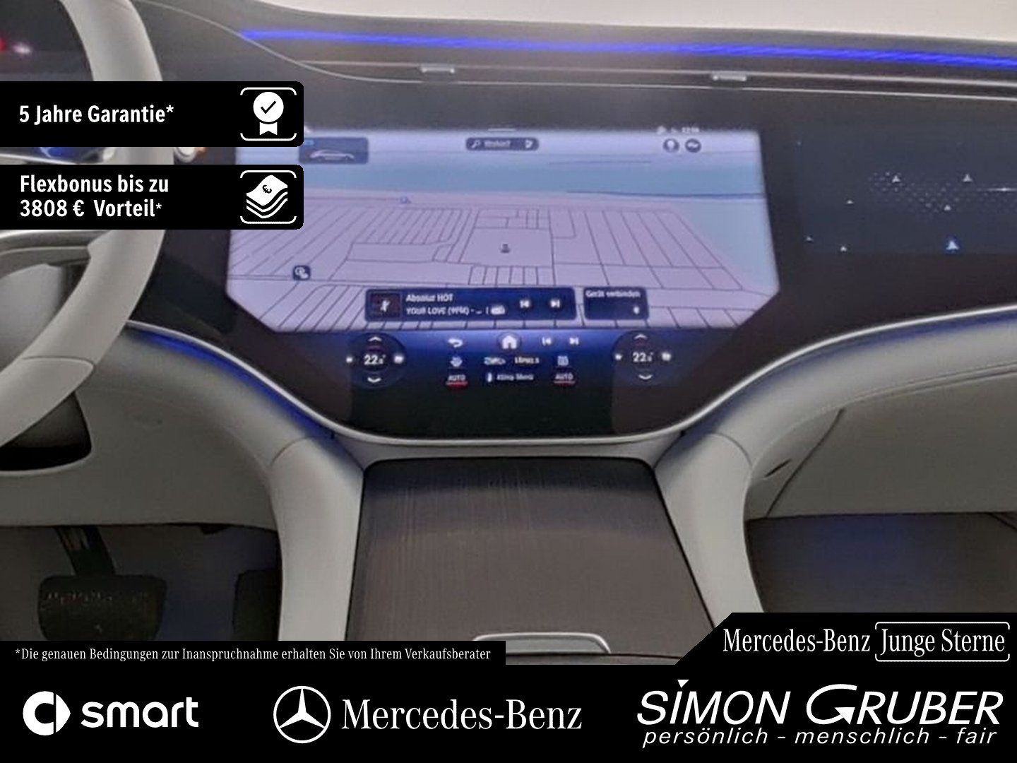 Fahrzeugabbildung Mercedes-Benz EQS 580 4M Exklusiv 4*Massage Sitzklima Mod 2026