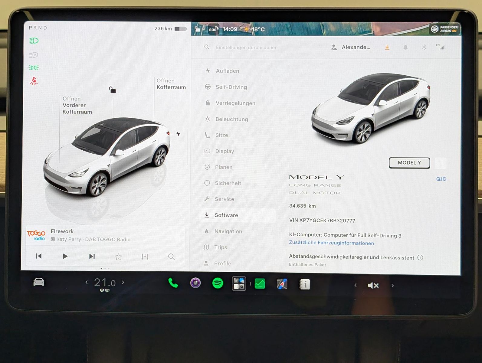 Tesla Model Y AWD Long Range Matrix Pano Navi SHZ Kam foto 16