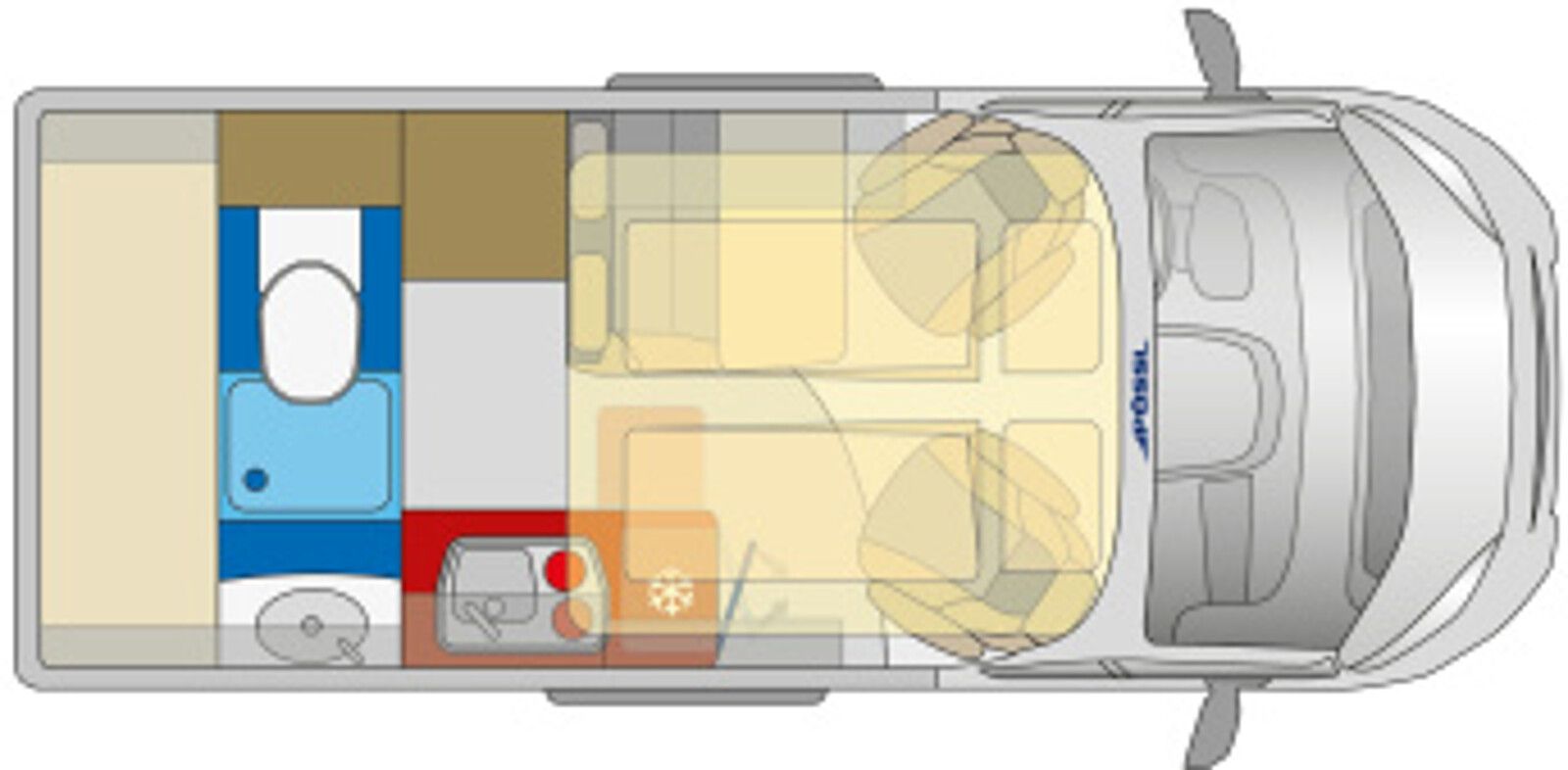 Fahrzeugabbildung Pössl Vario 545 Citroen 140 PS 5000,- geschenkt/Mark.