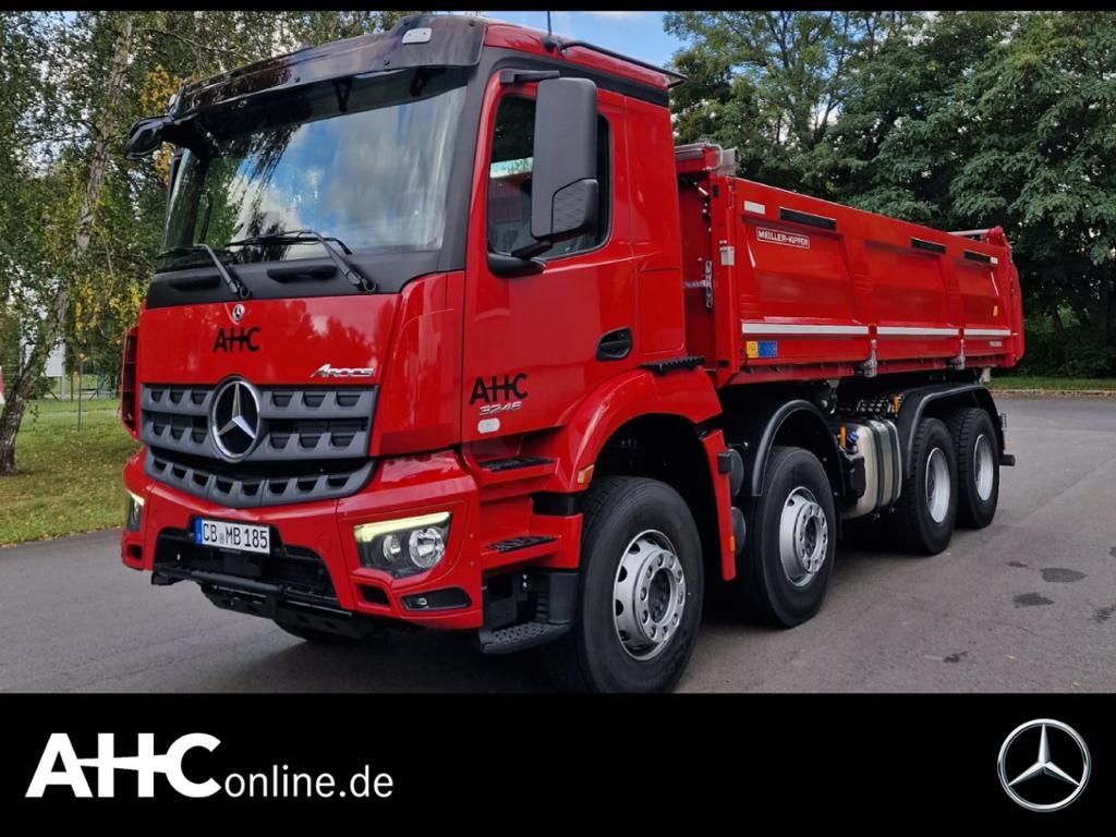 Fahrzeugabbildung Mercedes-Benz Arocs 3246 Meiller Dreiseitenkipper 8x4/4 Navi