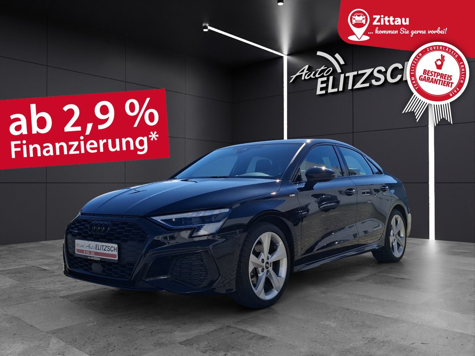 Fahrzeugabbildung Audi A3 Limousine 40 TFSI quattro S-line S-tronic Mat