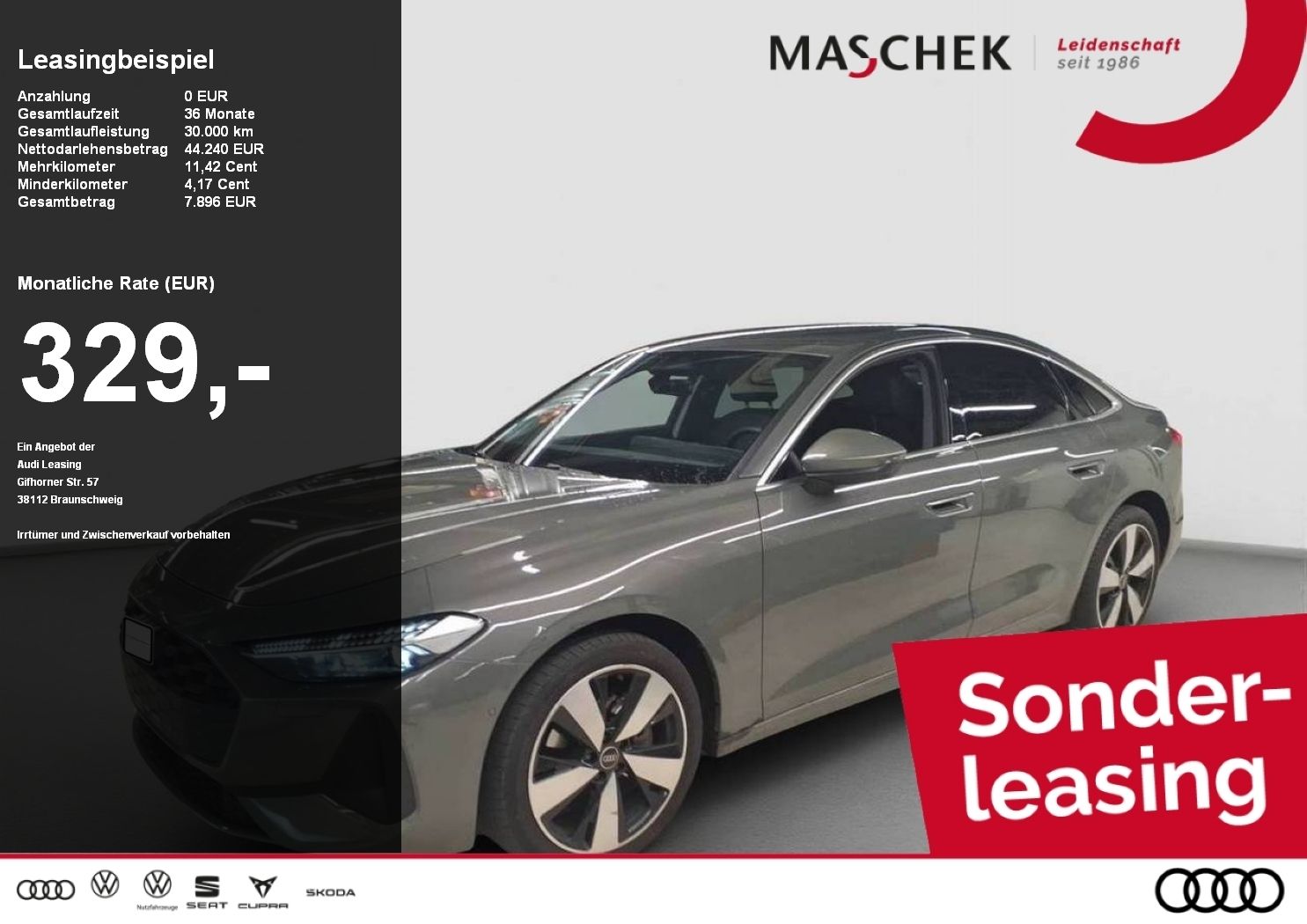 Audi A5 Limousine TFSI S tronic TECHPLUS 360° ACC 360