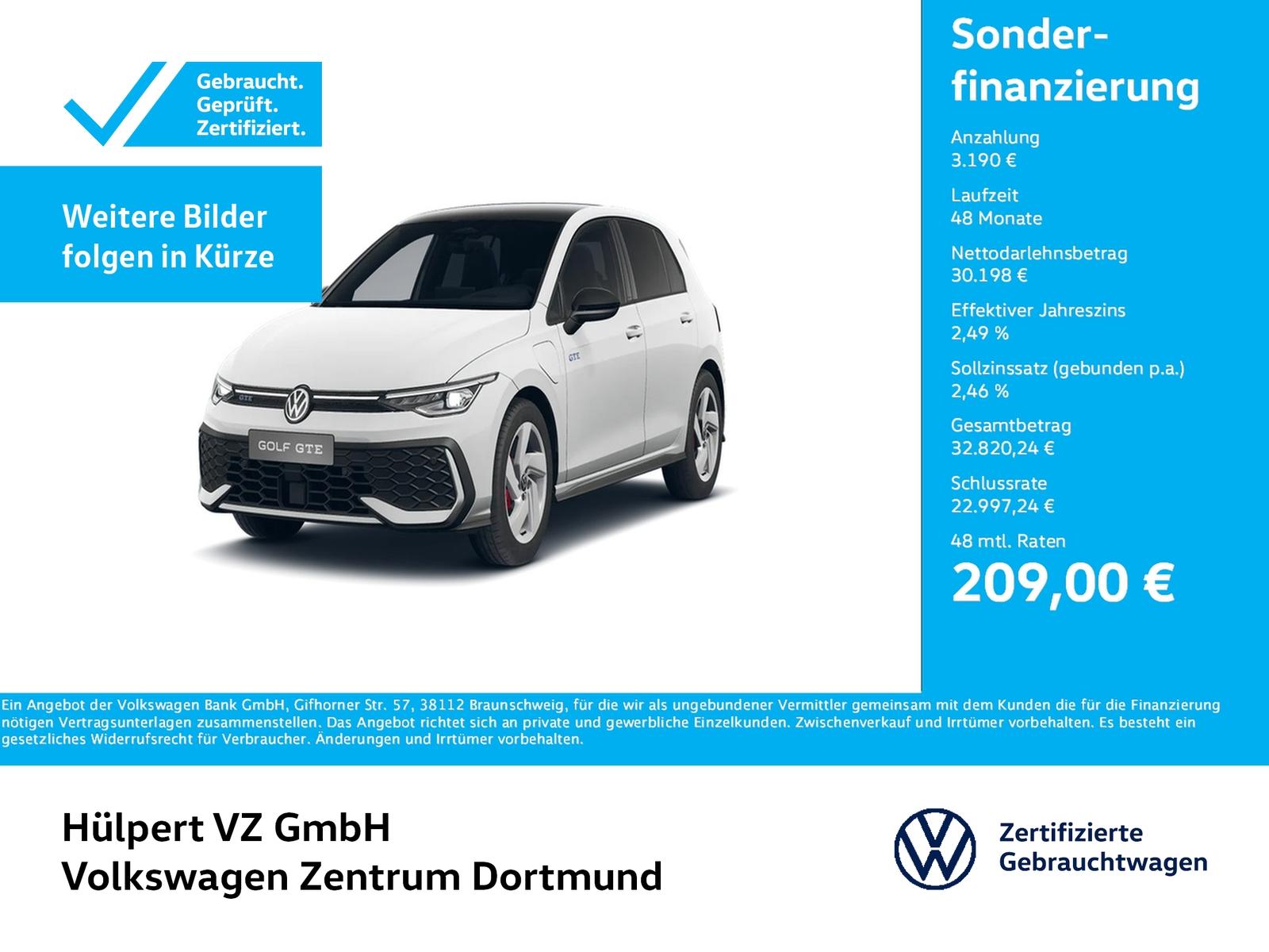 Volkswagen Golf VIII 1.5 HYBRID GTE BLACKSTYLE CAM ACC NAVI, миниатюра 13