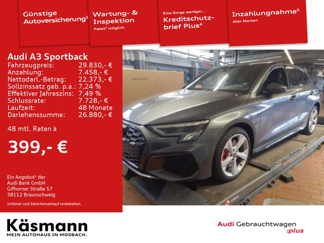 Audi A3 Sportback 45TFSIe S line B&O ACC LED VIRTUAL