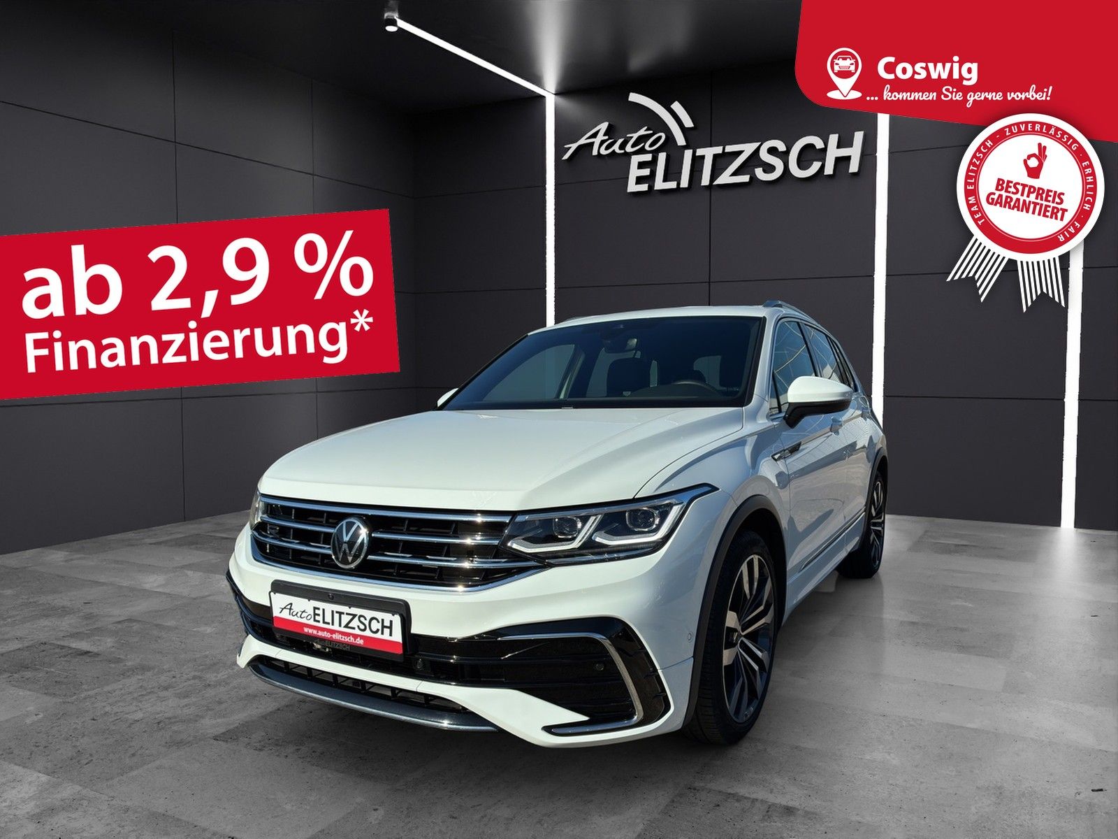 Fahrzeugabbildung Volkswagen Tiguan TDI R-Line DSG 4M Matrix Navi AID ACC RFK