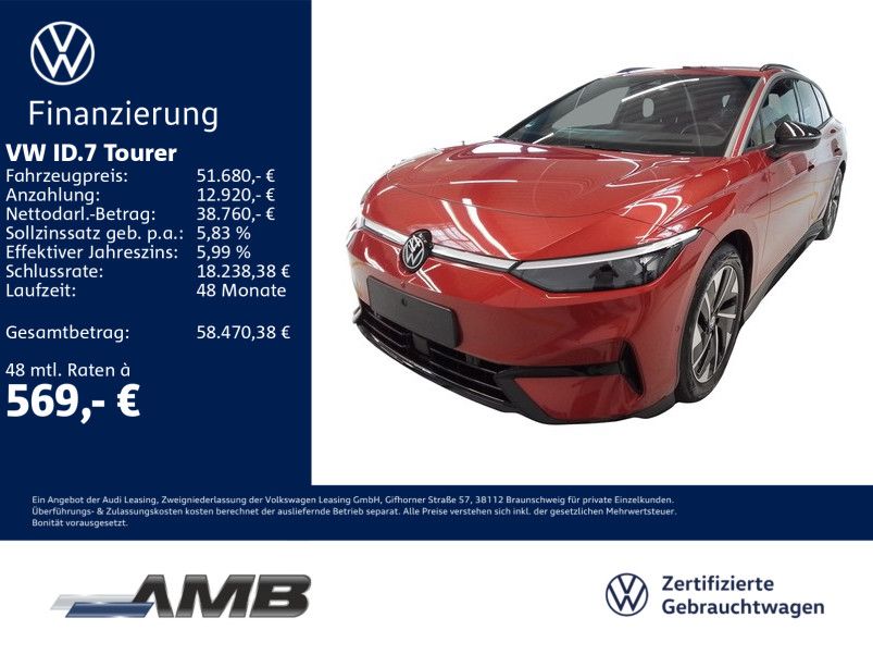 Volkswagen ID.7 Tourer Pro S 91kWh/AHK/Matrix/WäPu/2.31Gara