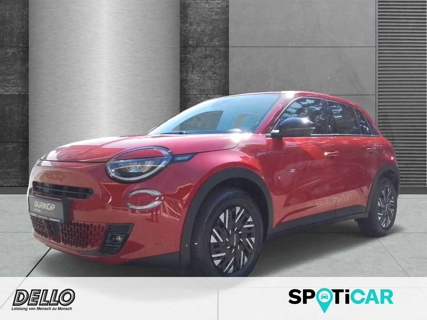 Fiat 600e Red (RED) Aufmerksamkeitsassistent, Spurhal