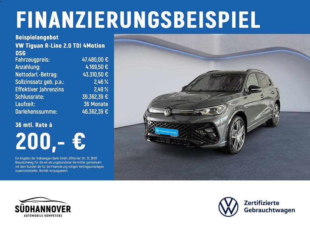 Tiguan R-Line 2.0 TDI  4Motion DSG AHK+STANDHZG