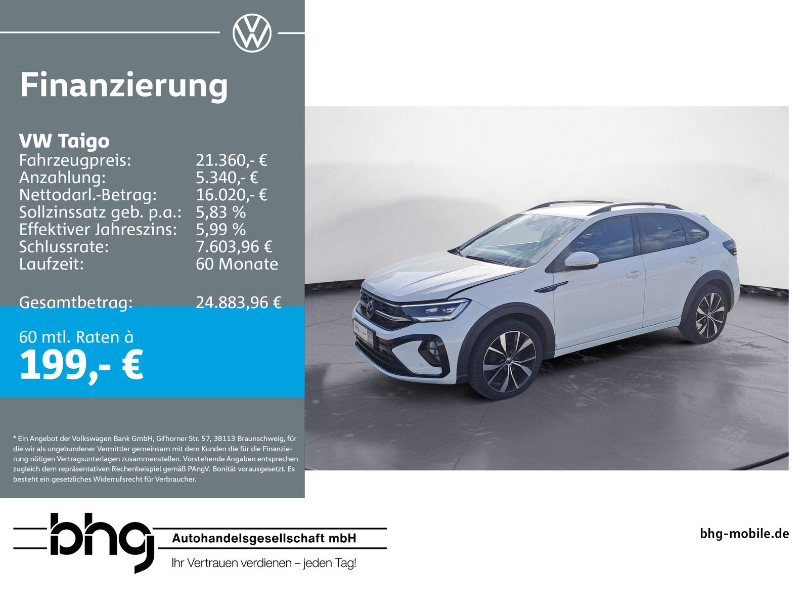 Volkswagen Taigo 1.5 TSI DSG R-Line