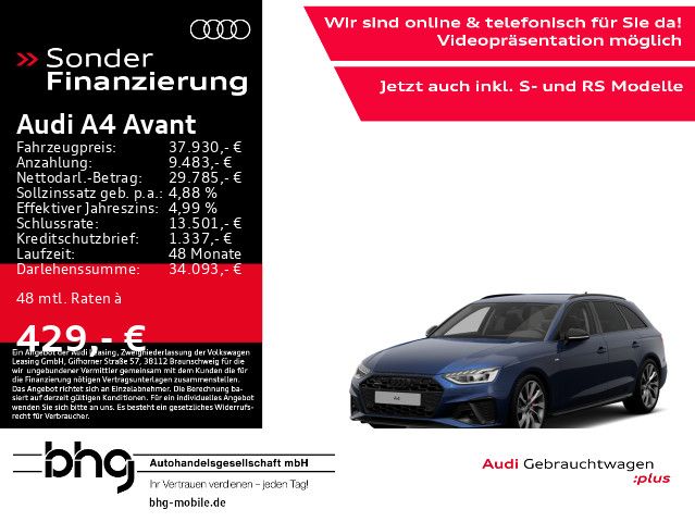 Audi A4 Avant 40 TDI quattro S tronic S line