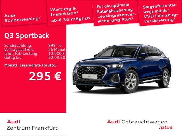 Audi Q3 Sportback 35 TFSI S-LINE +AHK+SHZ+NAVI+ACC+VC