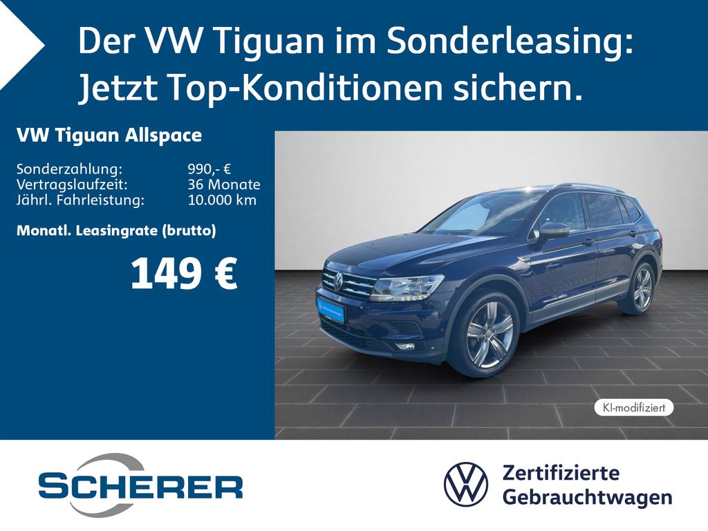 Volkswagen Tiguan Allspace 1,5 TSI NAVI/LED/RFK/PDC/Sitzhei