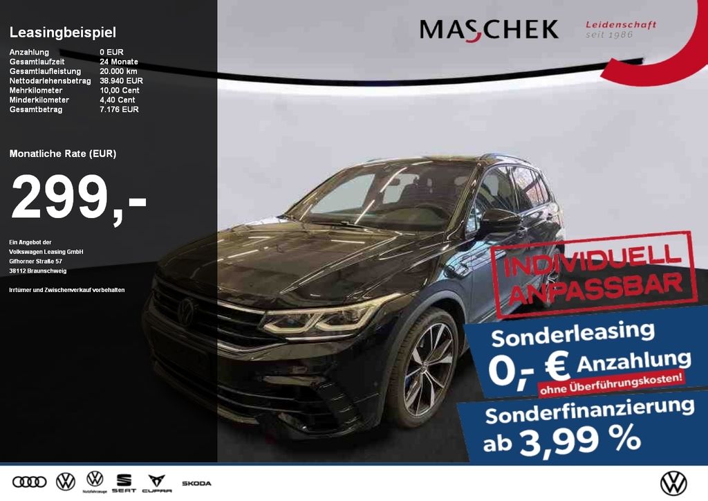 Volkswagen Tiguan R 2.0 TSI AHK Black Area View Frontscheib