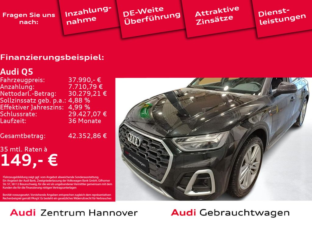 Q5 S line quattro 40 TDI Kamera AHK Navi virtual