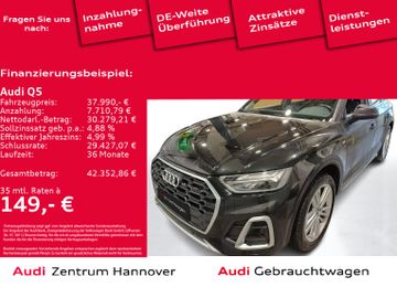 Audi Leasingangebot: Audi Q5 S line quattro 40 TDI Kamera AHK Navi virtual