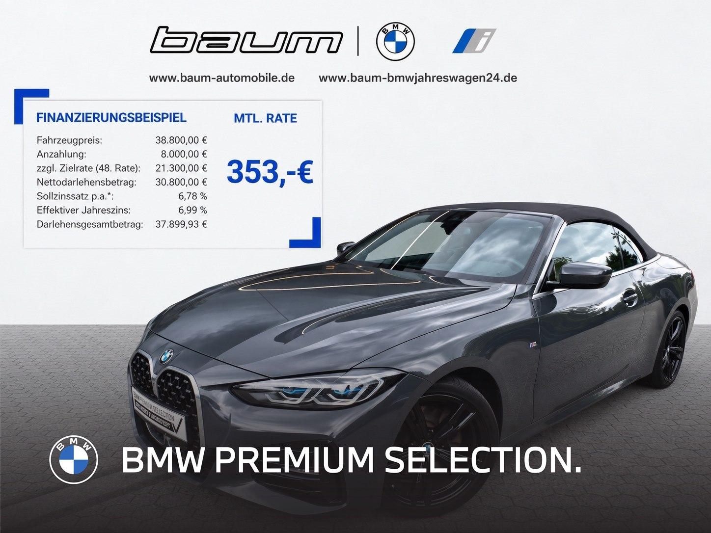 BMW 420d Cabrio M Sport Head-Up Open-Air Paket AHK