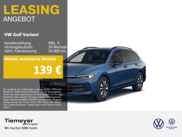 Volkswagen Leasingangebot: Volkswagen Golf Variant 1.5 TSI GOAL LED+ KAMERA AHK