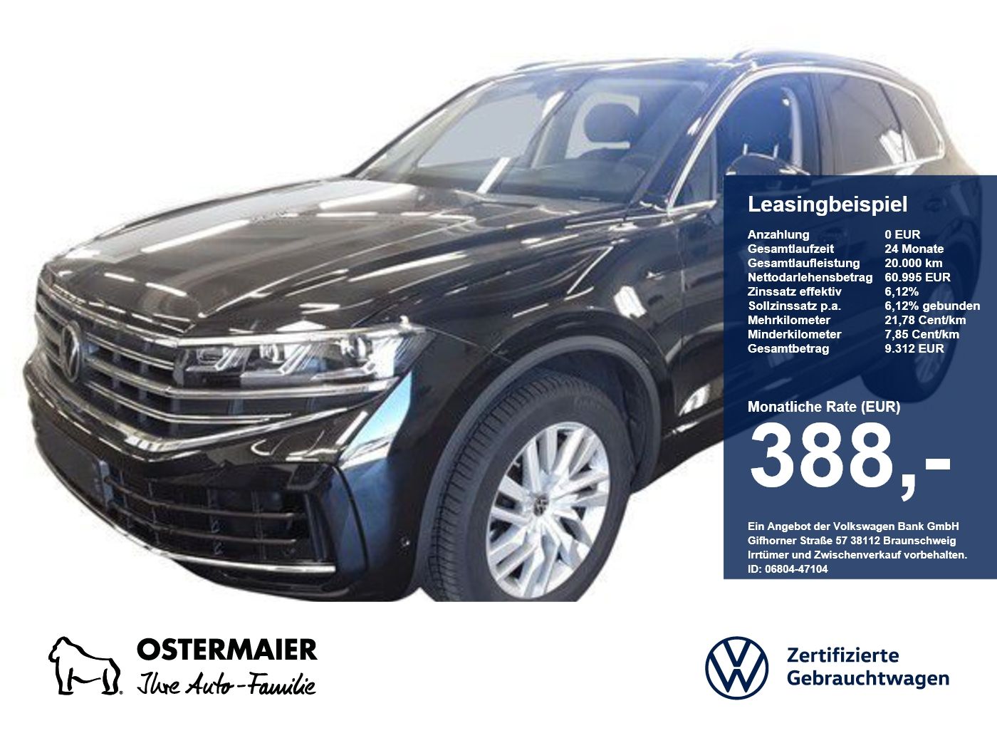 Volkswagen Touareg ELEGANCE 3.0TSI 340PS NP.107T ACC.5J-G.A