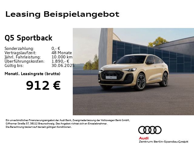 AUDI Q5 Sportback TDI qu. S line S tronic *PANO*AHK*