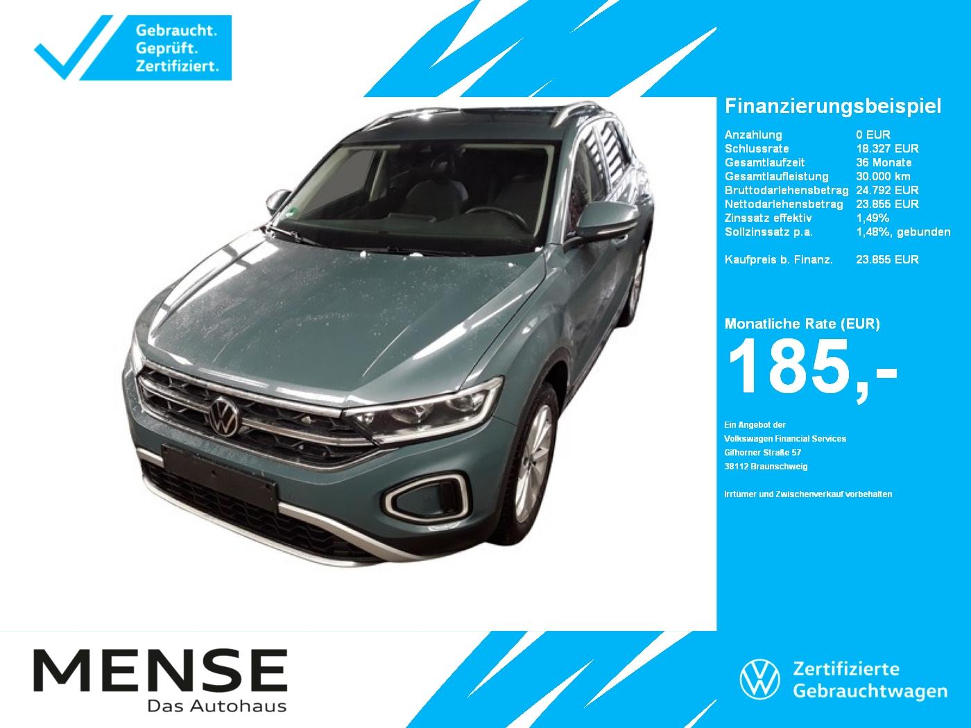 Volkswagen T-Roc 1.0 TSI Style CarPlay ACC LED Navi Alcant.