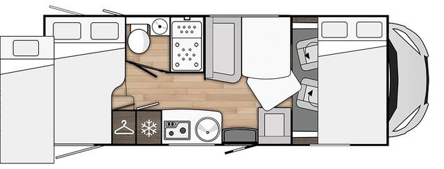 Benimar SPORT 340 UP -5 Sitze-Markise-RFK-Dieselheizung