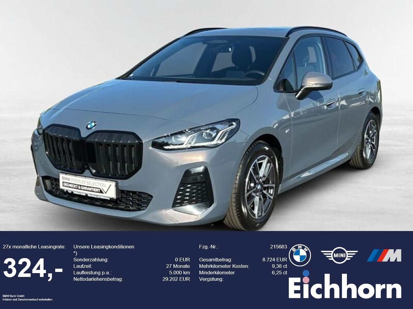 BMW 223i xDrive Active Tourer M Sportpaket PGSD.HUD