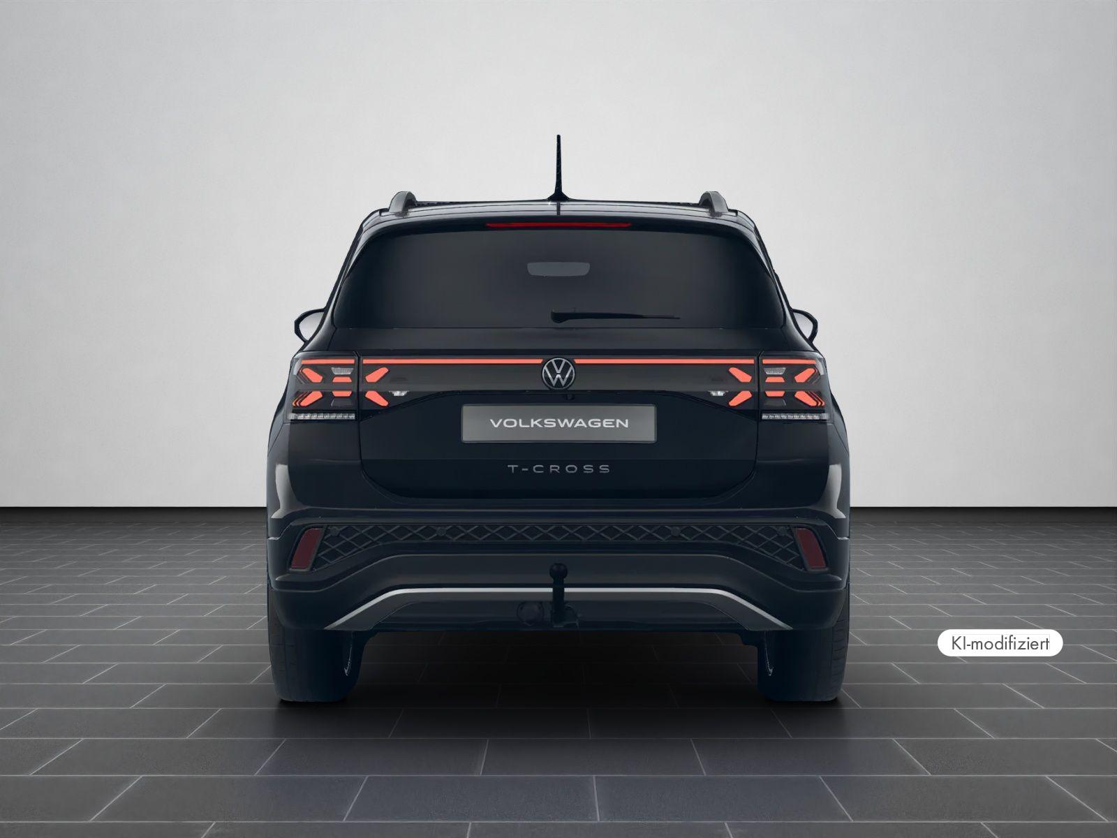 Volkswagen T-Cross R-Line 1,5 TSI DSG 18" in Schwarz/glan, миниатюра 8
