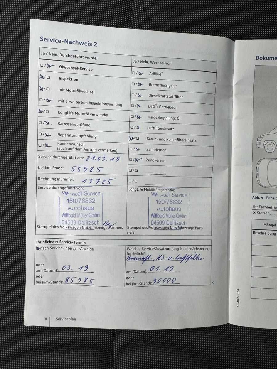Fahrzeugabbildung Volkswagen Caddy Maxi Kasten 2.0TDI BMT|NAVI|TÜV 06/2026