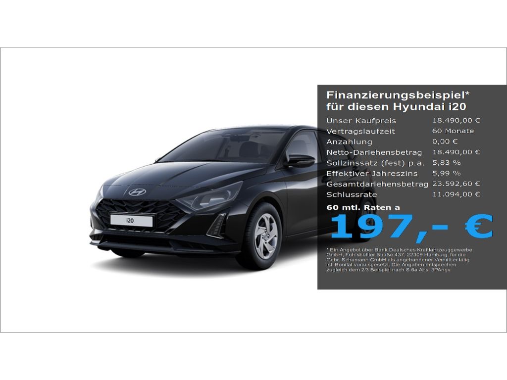 Hyundai i20 FL 1.0 T-GDI 6-MT 2WD Select Navi Klima
