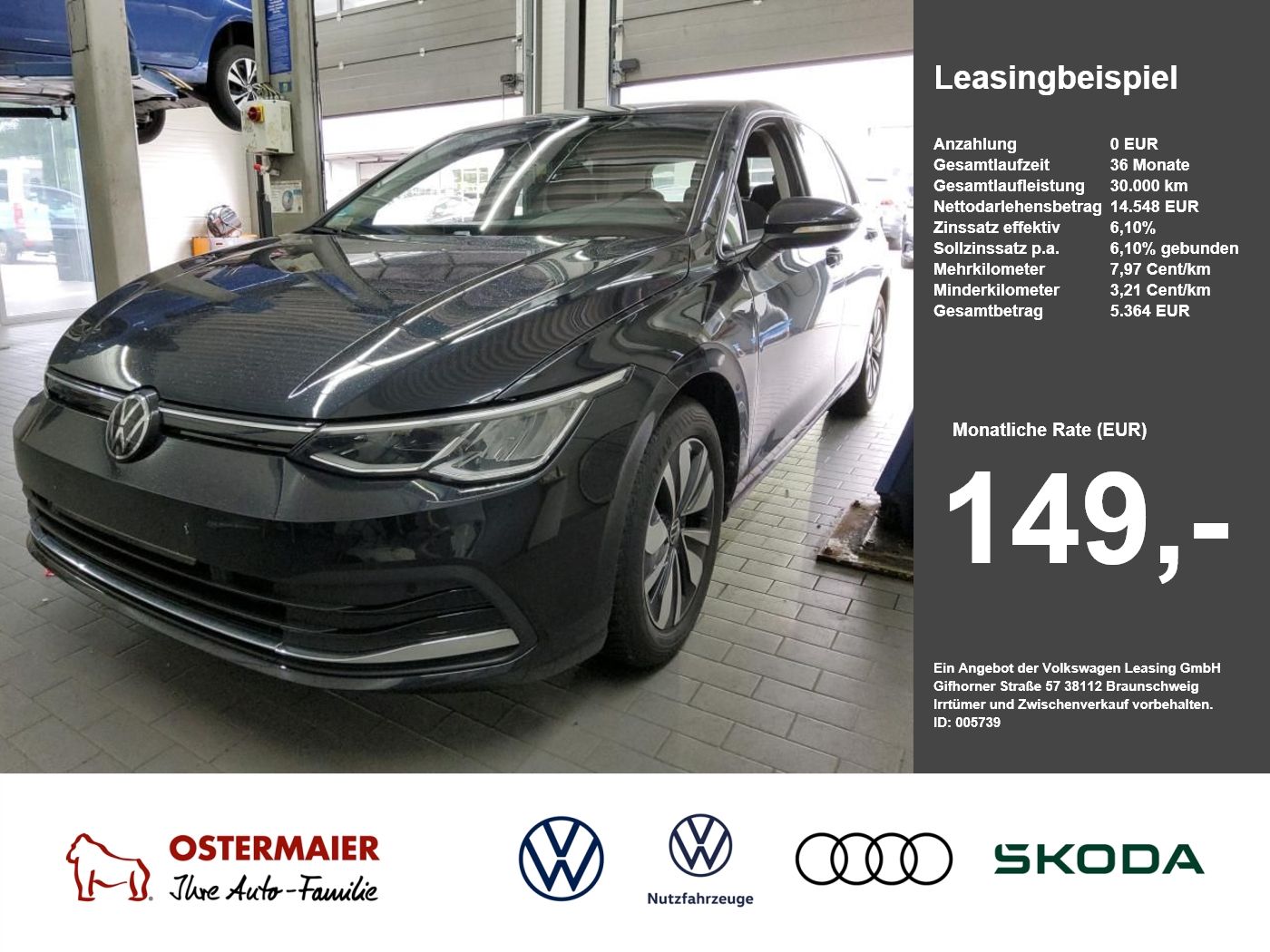 Volkswagen Golf VIII MOVE 1.5 TSI 150PS. LED.NAV.ACC.SHZ.AL
