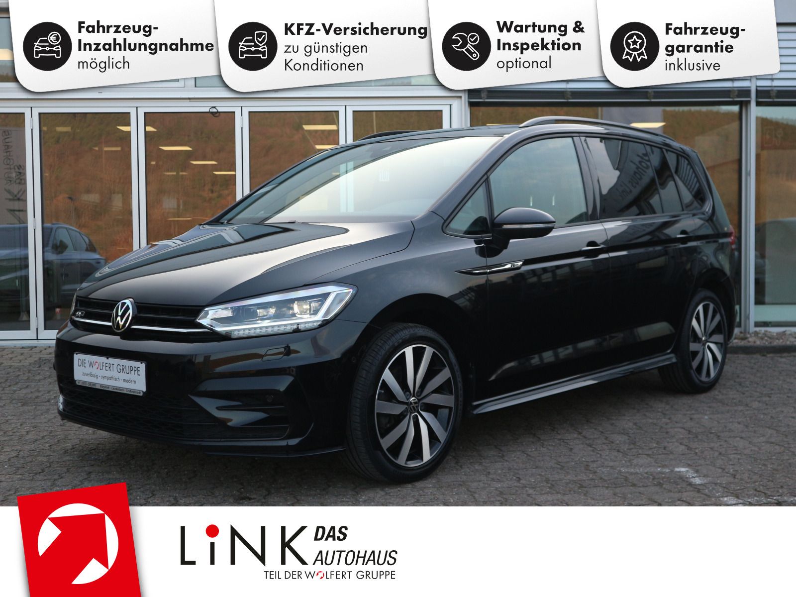 Volkswagen Touran HL 1.5 TSI DSG R-LINE PANO RFK DCC ACC