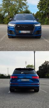Audi SQ7 4.0 TDI pano,Headup,7 sitze... - blaue Audi SQ7