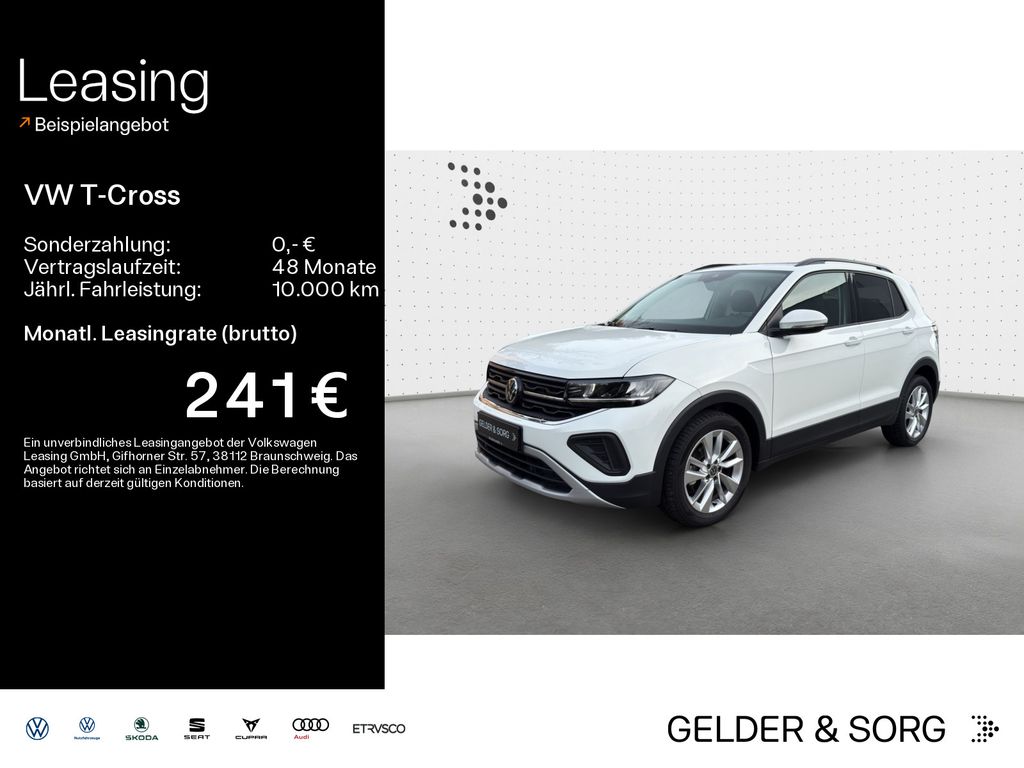 T-Cross 1.0 TSI Life AHK*RFK*digital*Navi*IQ.LIG