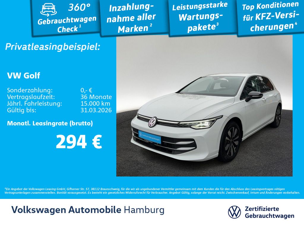 Golf VIII 1.5 TSI Goal AHK Navi ACC CarPlay Shzg