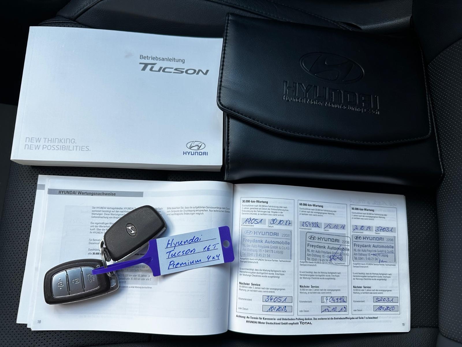 Hyundai Tucson Premium 4WD "LEDER"NAVI"SHZ"LHZ"DAB"