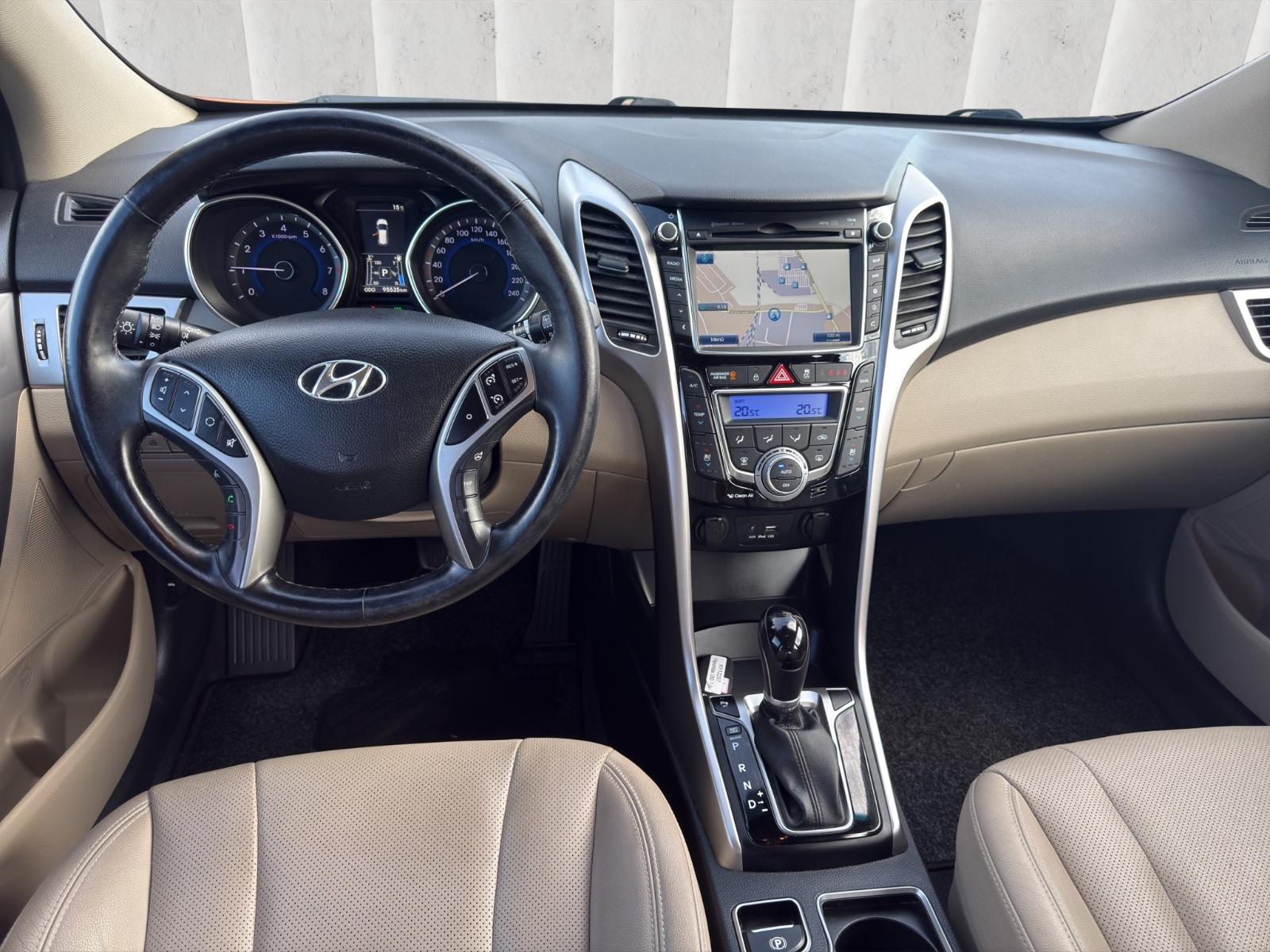 Hyundai i30 blue Premium*Autom.*Leder*1.Hand*Scheckheft*