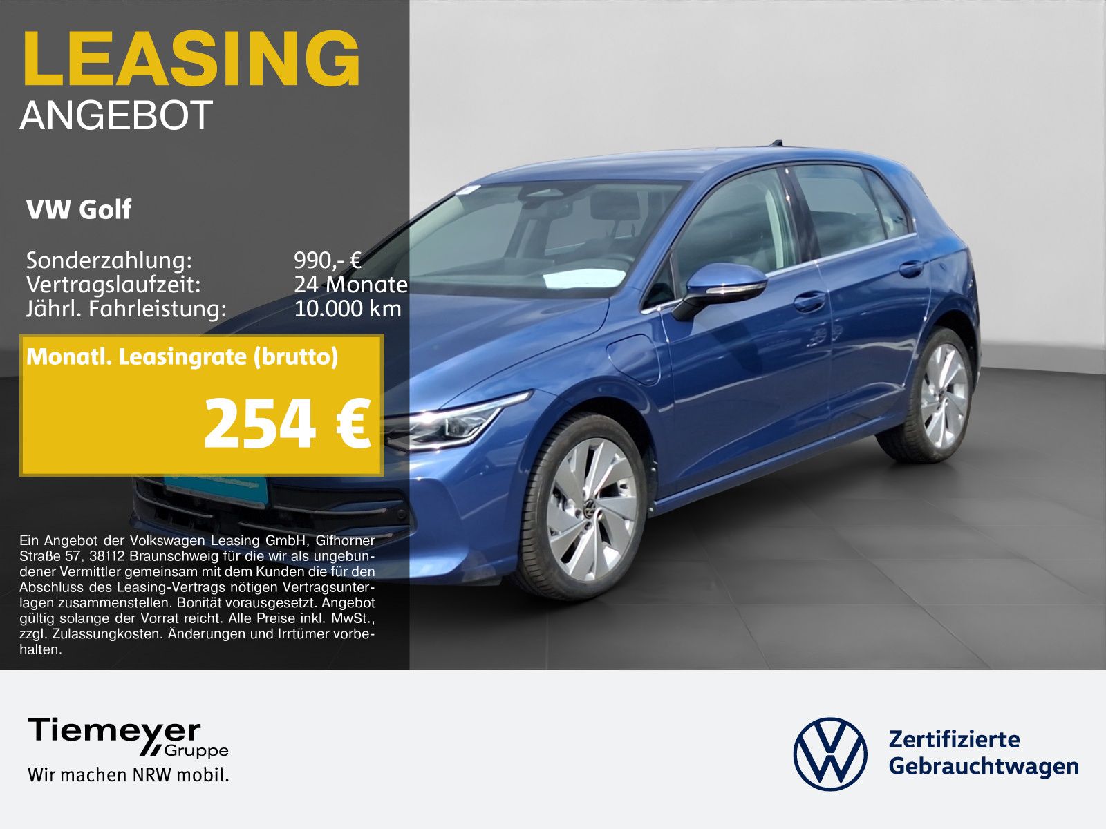 Volkswagen Golf 1.5 TSI eHybrid STYLE IQ.LIGHT NAVI HuD 360